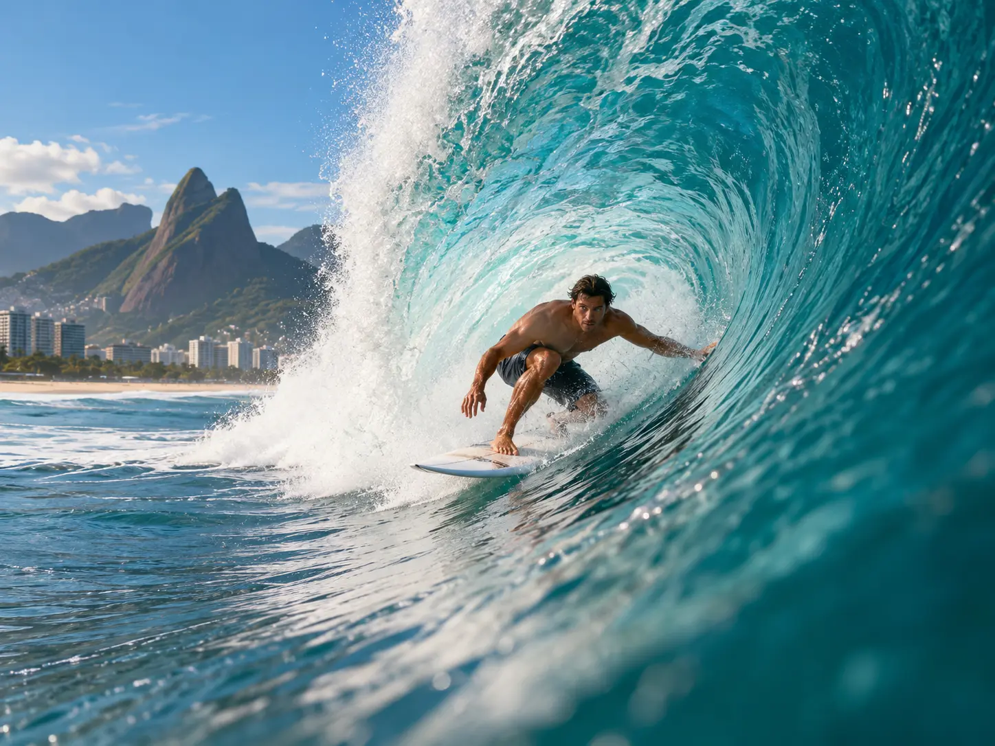 Treinamento avançado de surf